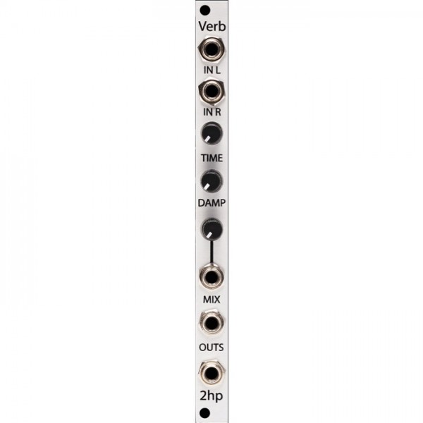 2HP Verb Eurorack Reverb Module (Silver)