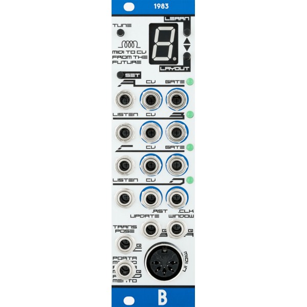 Bastl Instruments 1983 Eurorack Polyphonc MIDI to CV Interface Module