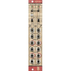 Bastl Instruments Dup Dup Eurorack Dual Voltage Controlled Footswitch Module