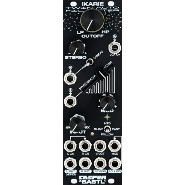 Bastl Instruments Ikarie Eurorack Stereo Dual Peak Filter Module