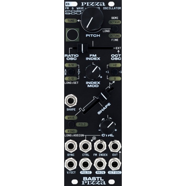 Bastl Instruments Pizza Eurorack FM and Waveshape Oscillator Module