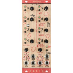 Bastl Instruments Popcorn (Wood) Eurorack Non Linear Control Voltage Sequencer Module