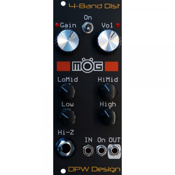 DPW Design Mog D-2 Eurorack 4 Band Distortion Module