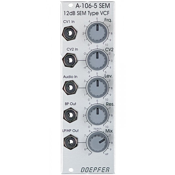 Doepfer A-106-5 Eurorack 12dB SEM Filter Module