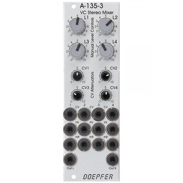 Doepfer A-135-3 Eurorack Voltage Controlled Stereo Mixer Module