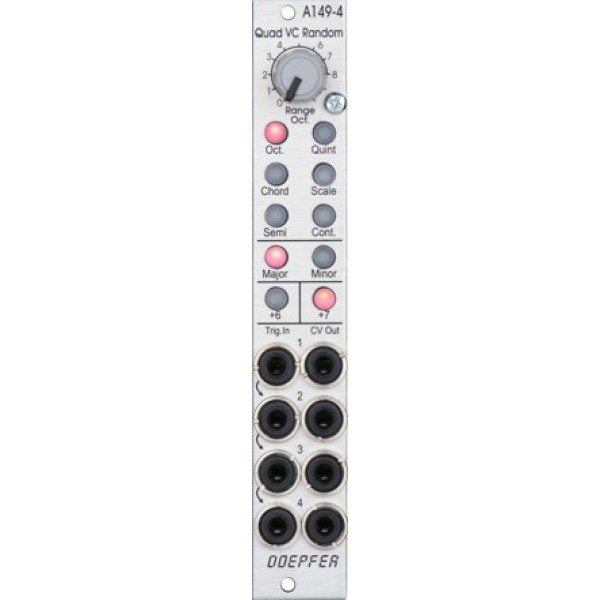 Doepfer A-149-4 Eurorack Quad Triggered Random / Quantized Voltages Module Doepfer A-149-4 Eurorack Quad Triggered Random / Quantized Voltages Module