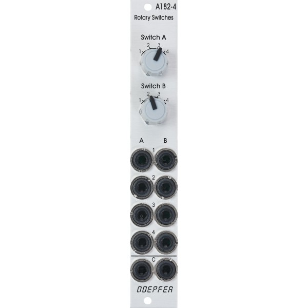 Doepfer A-182-4 Eurorack Dual Rotary Switches Module