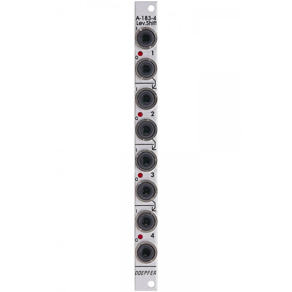 Doepfer A-183-4 Eurorack Quad Level Shifter / Clock / Trigger Buffer / Slope Sharpener Module