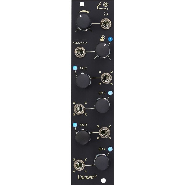 Endorphin.es BLCK_Cockpit2 Eurorack Stereo Mixer Module