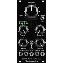 Erica Synths Black Wavetable VCO Eurorack Voltage Controlled Oscillator Module