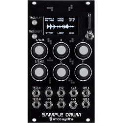Erica Synths Sample Drum Eurorack Dual Sample Player Module