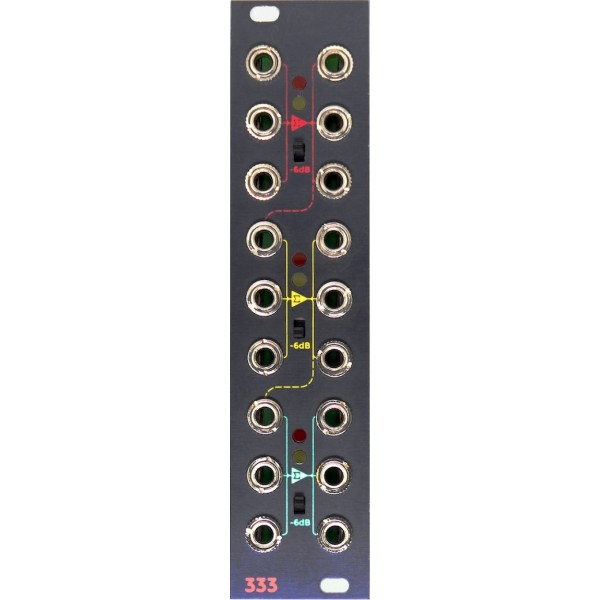 Frap Tools 333 Eurorack Pro Sum Audio and Distribution Module