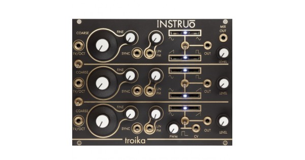 Instruo Troika Eurorack Triple Analogue Oscillator Module