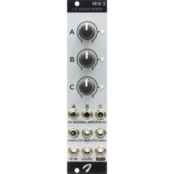 Joranalogue Mix 3 Eurorack Voltage Controlled Audio Mixer Module
