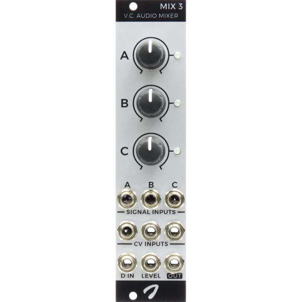 Joranalogue Mix 3 Eurorack Voltage Controlled Audio Mixer Module