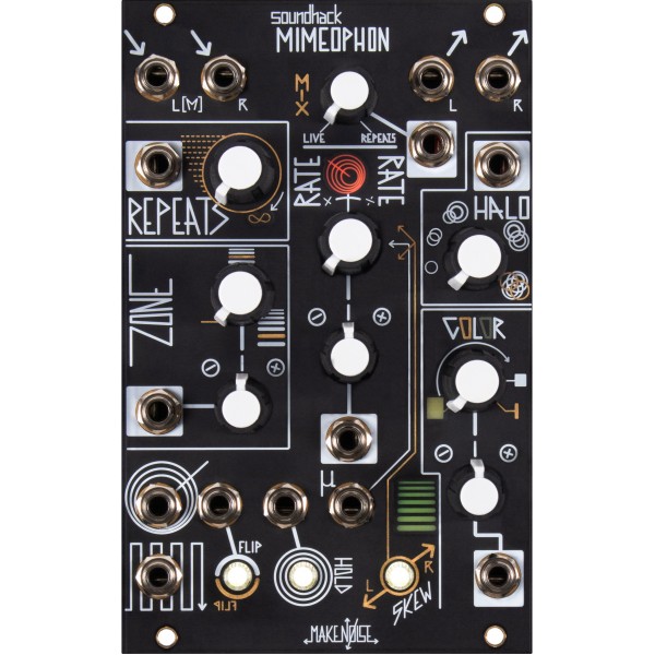 Make Noise Mimeophon Eurorack Stereo Multi Zone Colour Audio Repeater Module