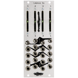 Noise Engineering Lapsus Os Eurorack 4 Channel Attenuator Attenuvert and Offset Module