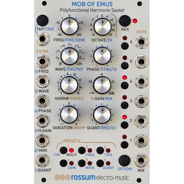 Rossum Electro-Music Mob of Emus Eurorack Polyfunctional Harmonic Sextet Module