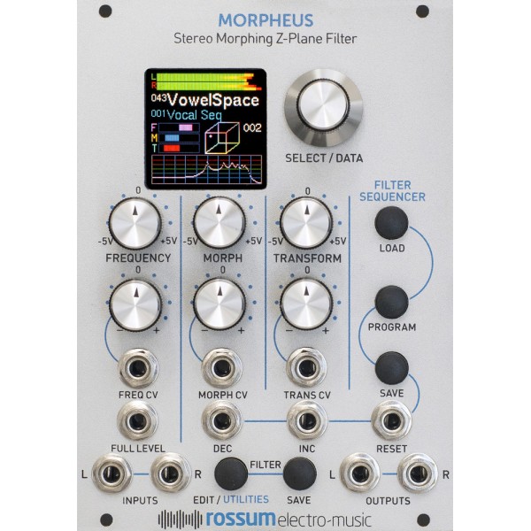 Rossum Electro-Music Morpheus Eurorack Stereo Morphing Z Plane Filter