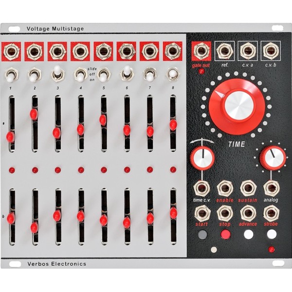 Verbos Electronics Voltage Multistage Eurorack 8 Stage Analog Sequencer Module